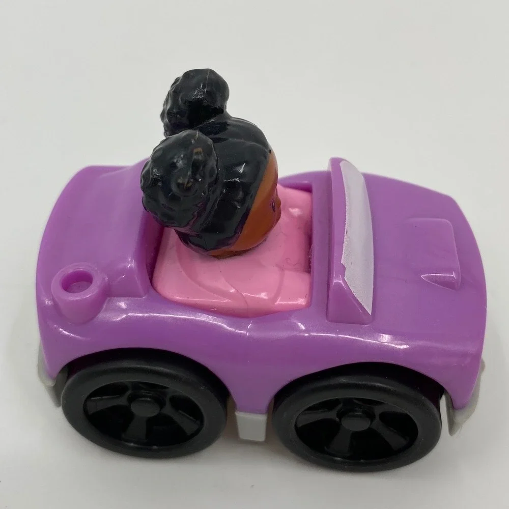 Fisher-Price‎ Little People Wheelies Purple Convertible Girl Figure Tessa, Pink